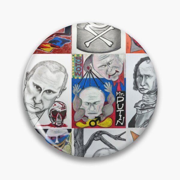 Item preview, PUTINOCCHIO: Satirical Mosaic designed and sold by SamuraiSixCoin.