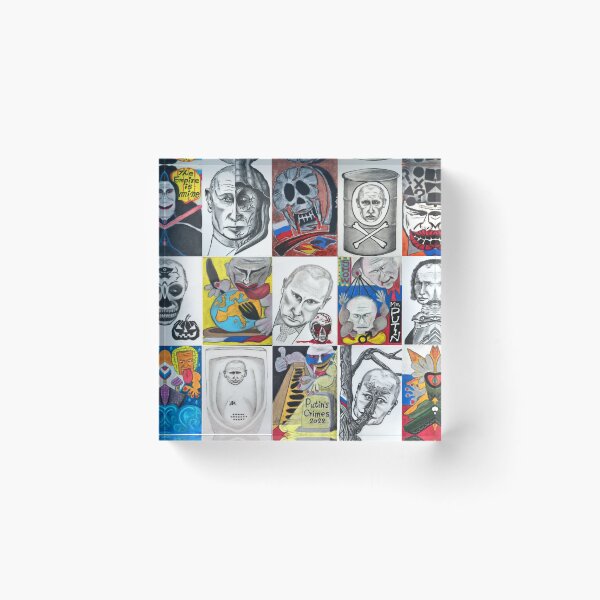 Item preview, PUTINOCCHIO: Satirical Mosaic designed and sold by SamuraiSixCoin.