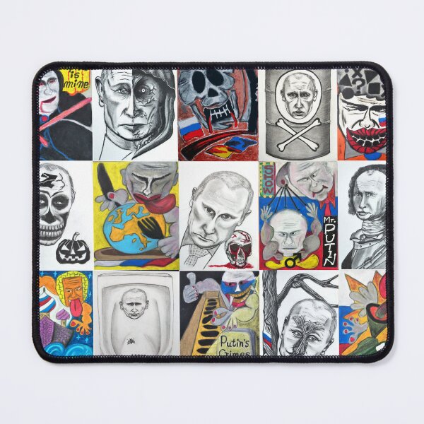 Item preview, PUTINOCCHIO: Satirical Mosaic designed and sold by SamuraiSixCoin.