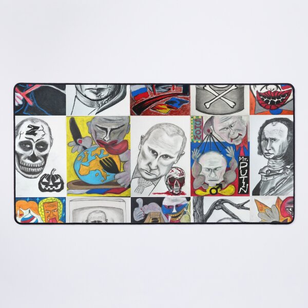 Item preview, PUTINOCCHIO: Satirical Mosaic designed and sold by SamuraiSixCoin.