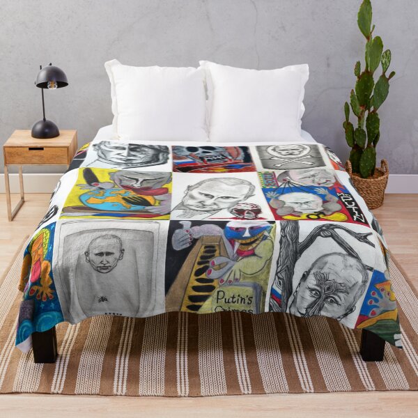 Item preview, PUTINOCCHIO: Satirical Mosaic designed and sold by SamuraiSixCoin.
