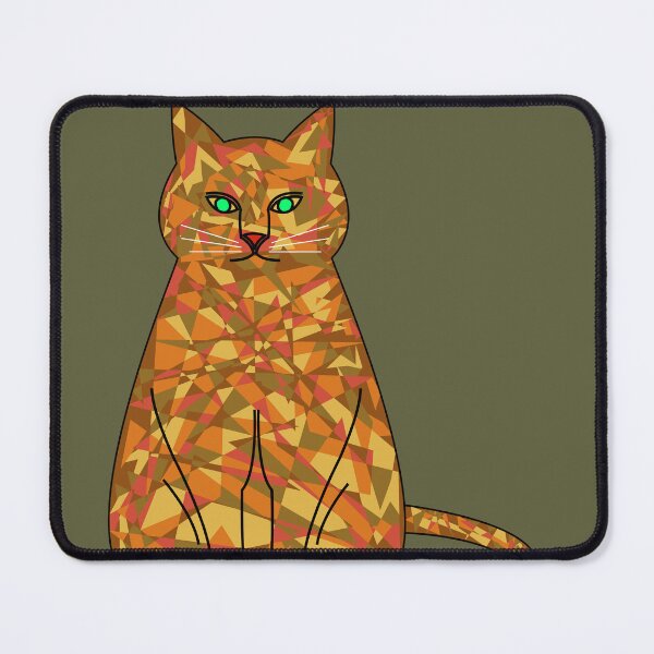 Item preview, Camouflage cat (khaki background) designed and sold by yuretzius.