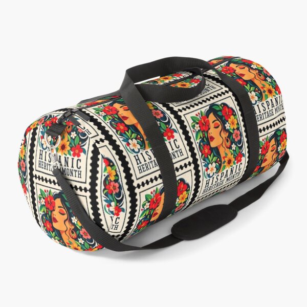 Item preview, Hispanic Heritage Month Flowers Stamp Latin American Women designed and sold by OddityVault.