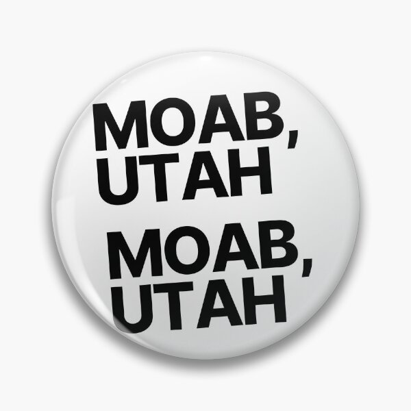 Item preview, Moab Utah Minimalist Bold Typography Travel Design designed and sold by RM-Journey.