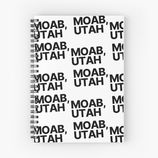 Item preview, Moab Utah Minimalist Bold Typography Travel Design designed and sold by RM-Journey.