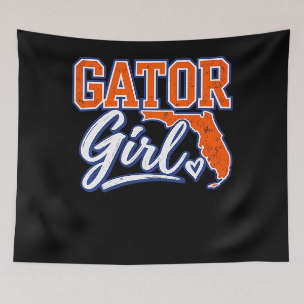 Item preview, Gator Girl Florida Map Shape College Souvenir Girls Women designed and sold by Chromatic-Cubes.