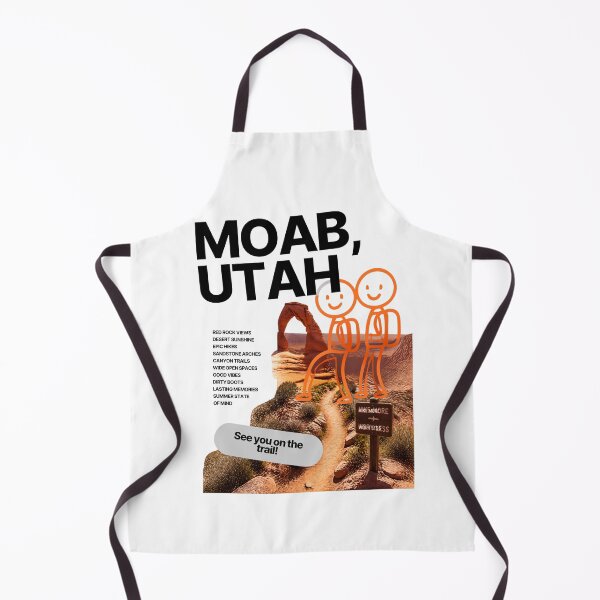 Item preview, Moab Utah Hiking Adventure Retro Travel Design designed and sold by RM-Journey.