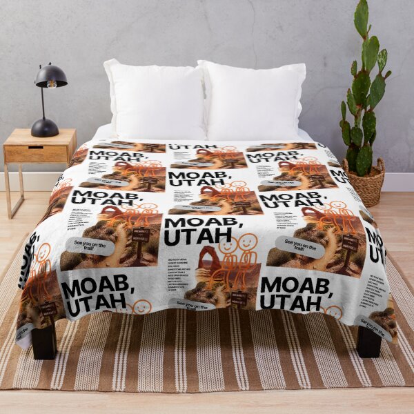 Item preview, Moab Utah Hiking Adventure Retro Travel Design designed and sold by RM-Journey.