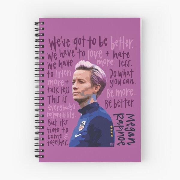 Item preview, Retrato de la activista Megan Rapinoe designed and sold by emilyvpcreates.