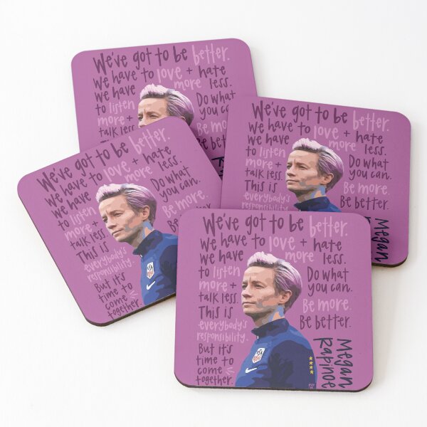Item preview, Megan Rapinoe Activist Portrait designed and sold by emilyvpcreates.