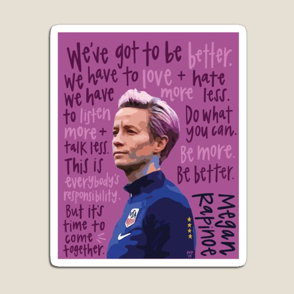 Item preview, Megan Rapinoe Activist Portrait designed and sold by emilyvpcreates.