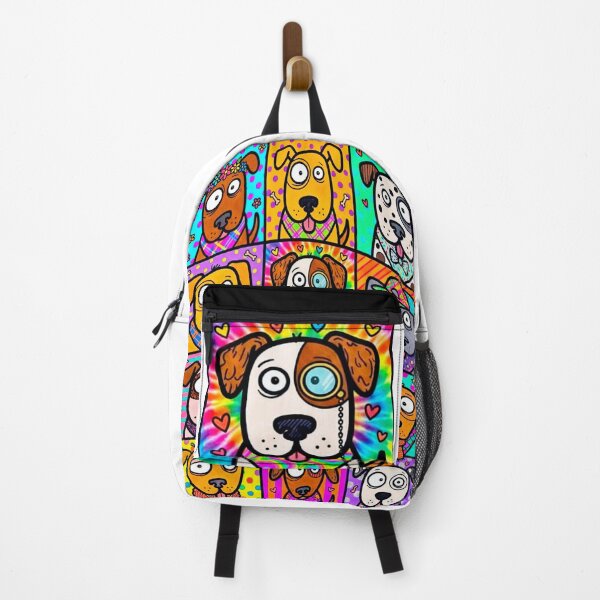 Item preview, Colorful Funny Dogs Pop Art Pattern designed and sold by El Mundo de Nalito..