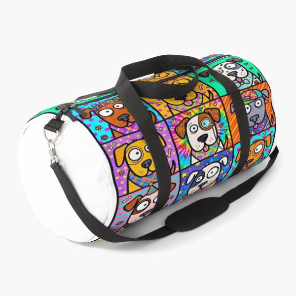 Item preview, Colorful Funny Dogs Pop Art Pattern designed and sold by El Mundo de Nalito..