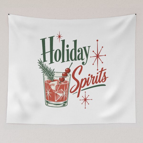 Item preview, Holiday Spirits - Retro Christmas designed and sold by CampAndCoast.