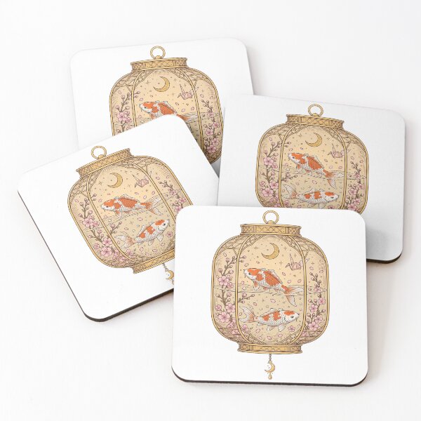 Item preview, Sakura Koi Lantern designed and sold by LunaGlow Studio.