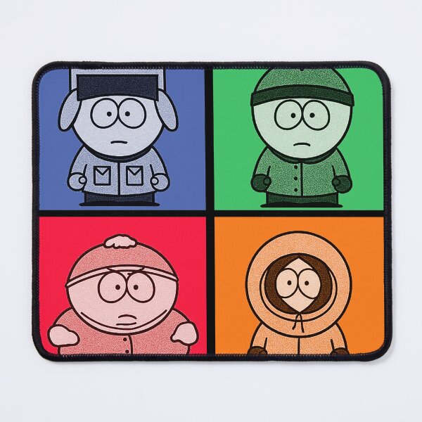 Item preview, SOUTH PARK (Stan, Kyle, Cartman, and Kenny) designed and sold by JIMTOPMOY.