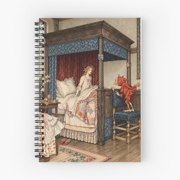 Item preview, Fairy Tale Wall Art, Young Beckie Illustration, Arthur Rackham, Vintage Folklore Print, Storybook Fantasy Decor designed and sold by RickE.