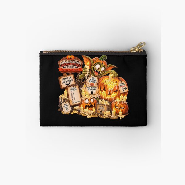 Item preview, ⚡HALLOWEEN OVERACHIEVERS CLUB -  Gremlin Pumpkin Candle Replacement Department - dark version designed and sold by WheelieGdArt.