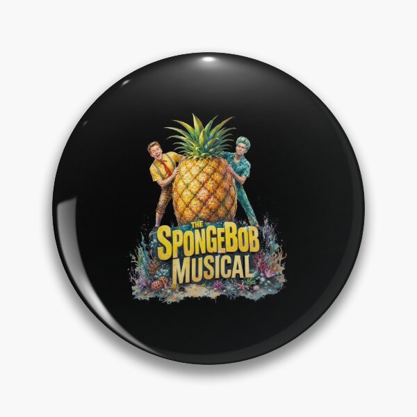 Item preview, The SpongeBob Musical Pineapple Characters Yellow Blue designed and sold by Talodervort.