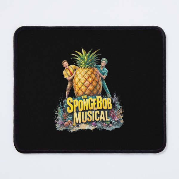 Item preview, The SpongeBob Musical Pineapple Characters Yellow Blue designed and sold by Talodervort.