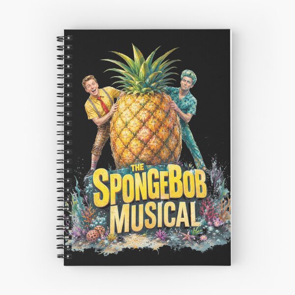 Item preview, The SpongeBob Musical Pineapple Characters Yellow Blue designed and sold by Talodervort.