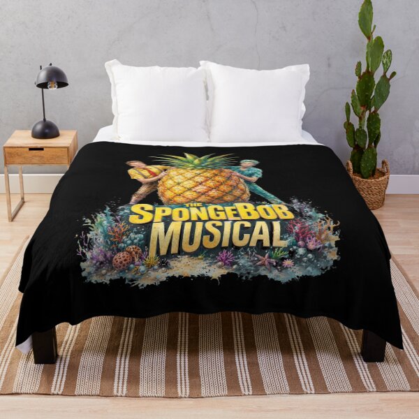 Item preview, The SpongeBob Musical Pineapple Characters Yellow Blue designed and sold by Talodervort.