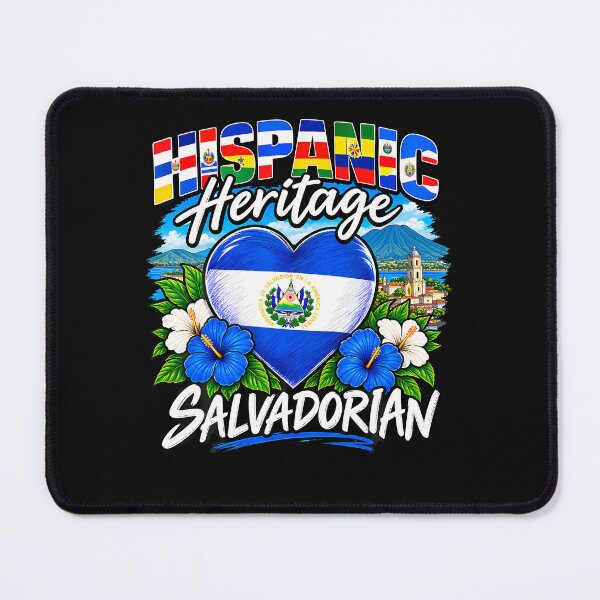 Item preview, El Salvador Floral Women Girl Hispanic Heritage Month designed and sold by Chromatic-Cubes.