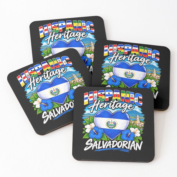 Item preview, El Salvador Floral Women Girl Hispanic Heritage Month designed and sold by Chromatic-Cubes.