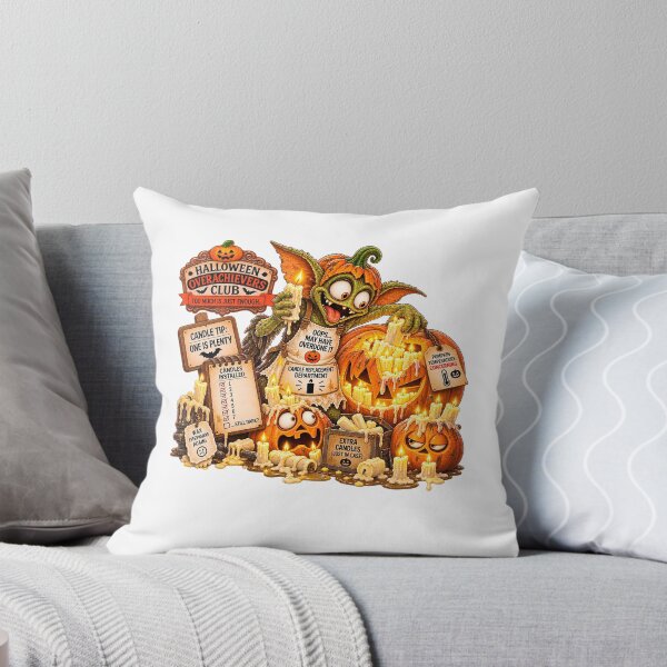 Item preview, ⚡HALLOWEEN OVERACHIEVERS CLUB -  Gremlin Pumpkin Candle Replacement Department designed and sold by WheelieGdArt.