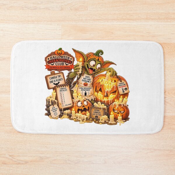 Item preview, ⚡HALLOWEEN OVERACHIEVERS CLUB -  Gremlin Pumpkin Candle Replacement Department designed and sold by WheelieGdArt.