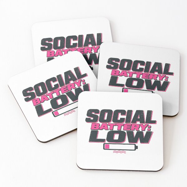 Item preview, Social Battery Low Transparent Introvert Tee designed and sold by GSideArtStore.