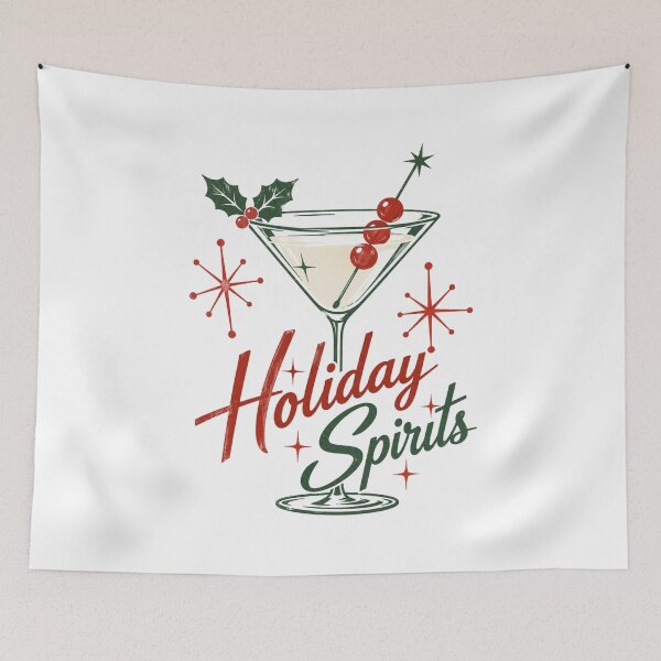 Item preview, Holiday Spirits - Retro Christmas designed and sold by CampAndCoast.