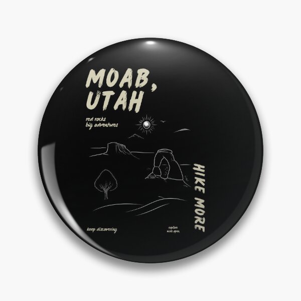 Item preview, Moab Utah Hand Lettered Hiking Adventure Design designed and sold by RM-Journey.