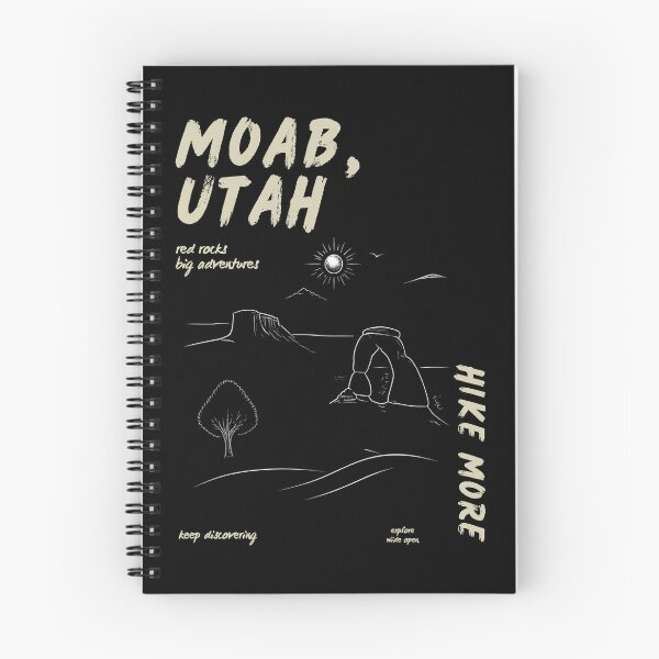 Item preview, Moab Utah Hand Lettered Hiking Adventure Design designed and sold by RM-Journey.