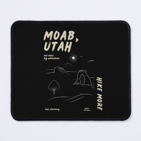 Item preview, Moab Utah Hand Lettered Hiking Adventure Design designed and sold by RM-Journey.