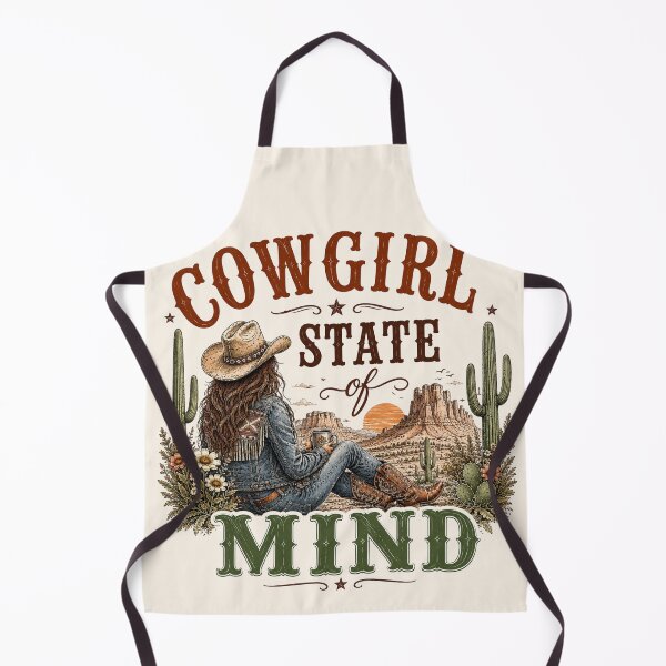 Item preview, Retro Western Cowgirl State Of Mind designed and sold by legendaryskins.