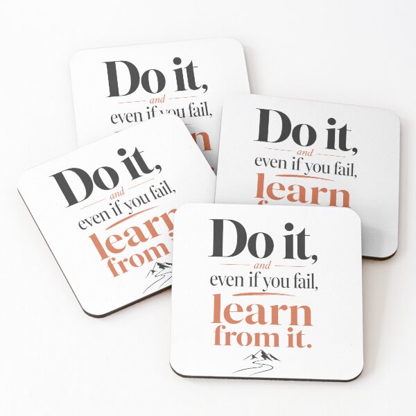 Item preview, Do it, and even if you fail, learn from it. designed and sold by GoodPlaceToShop.