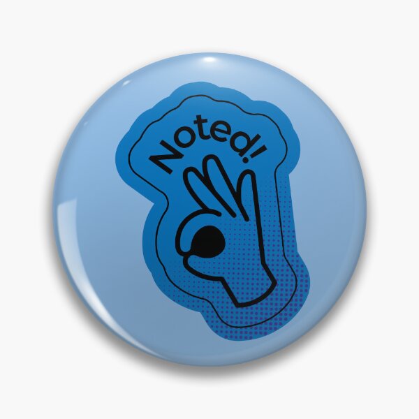 Item preview, Noted OK Hand Sign Funny Office Workplace  designed and sold by PixellaneArt.