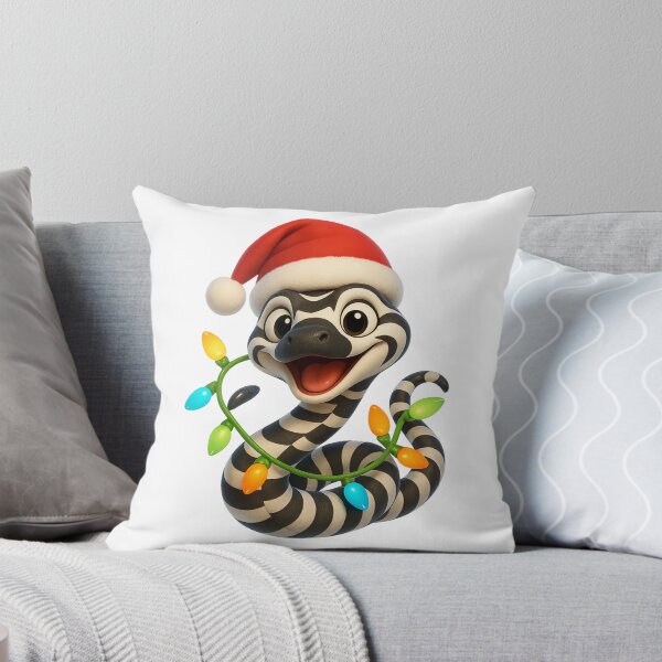 Item preview, Zebra Snake Christmas Candy Cane designed and sold by Sillytoe.
