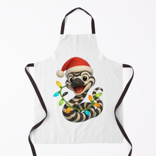 Item preview, Zebra Snake Christmas Candy Cane designed and sold by Sillytoe.