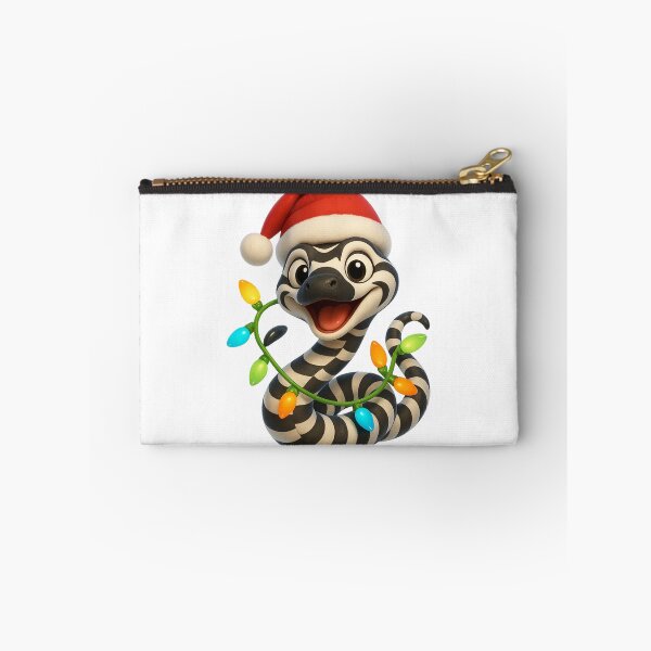 Item preview, Zebra Snake Christmas Candy Cane designed and sold by Sillytoe.