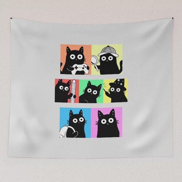 Item preview, A nice House Full of Kittens designed and sold by DibujandoPorfa.