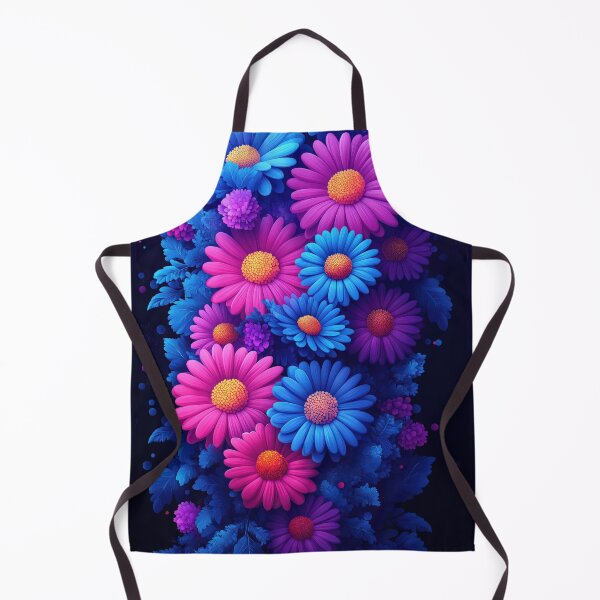 Item preview, Neon Pink and Blue Daisy Bouquet designed and sold by AuraBinge.