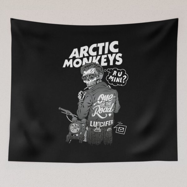 Item preview, Arctic Monkeys Skeleton RU MINE Road Conifer biker designed and sold by Talodervort.