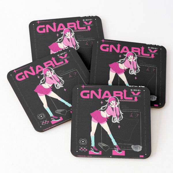 Item preview, Gnarly Gang Anime Girl Y2K Aesthetic Streetwear  designed and sold by Talodervort.