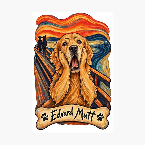Item preview, Edvart Mutt - The Howl designed and sold by YourOldMate.