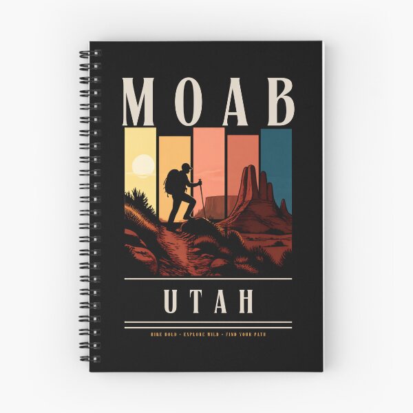 Item preview, Moab Utah Vintage Adventure Hiking Travel Poster designed and sold by RM-Journey.
