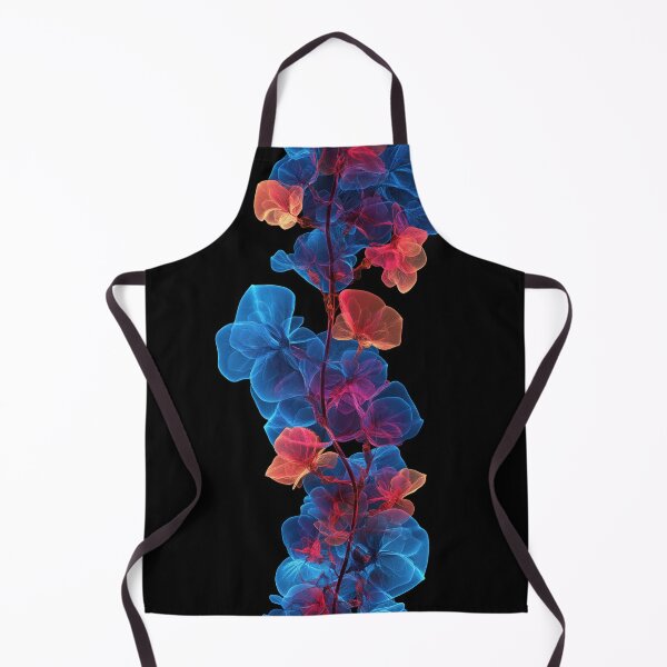 Item preview, Glowing Translucent Blue and Coral Flowers designed and sold by AuraBinge.