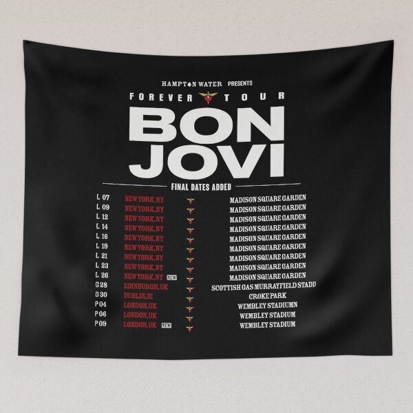 Item preview,  Bon Jovi Forever Tour 2026 designed and sold by Brahimayad.