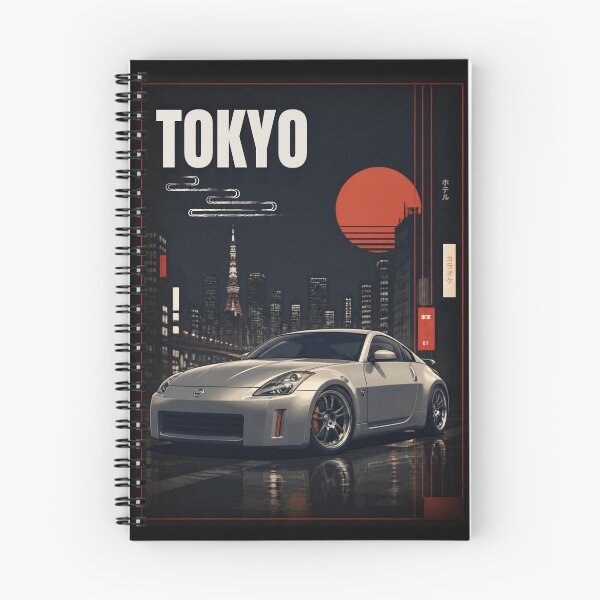 Item preview, 350z Tokyo Retrowave designed and sold by Dimensionality.